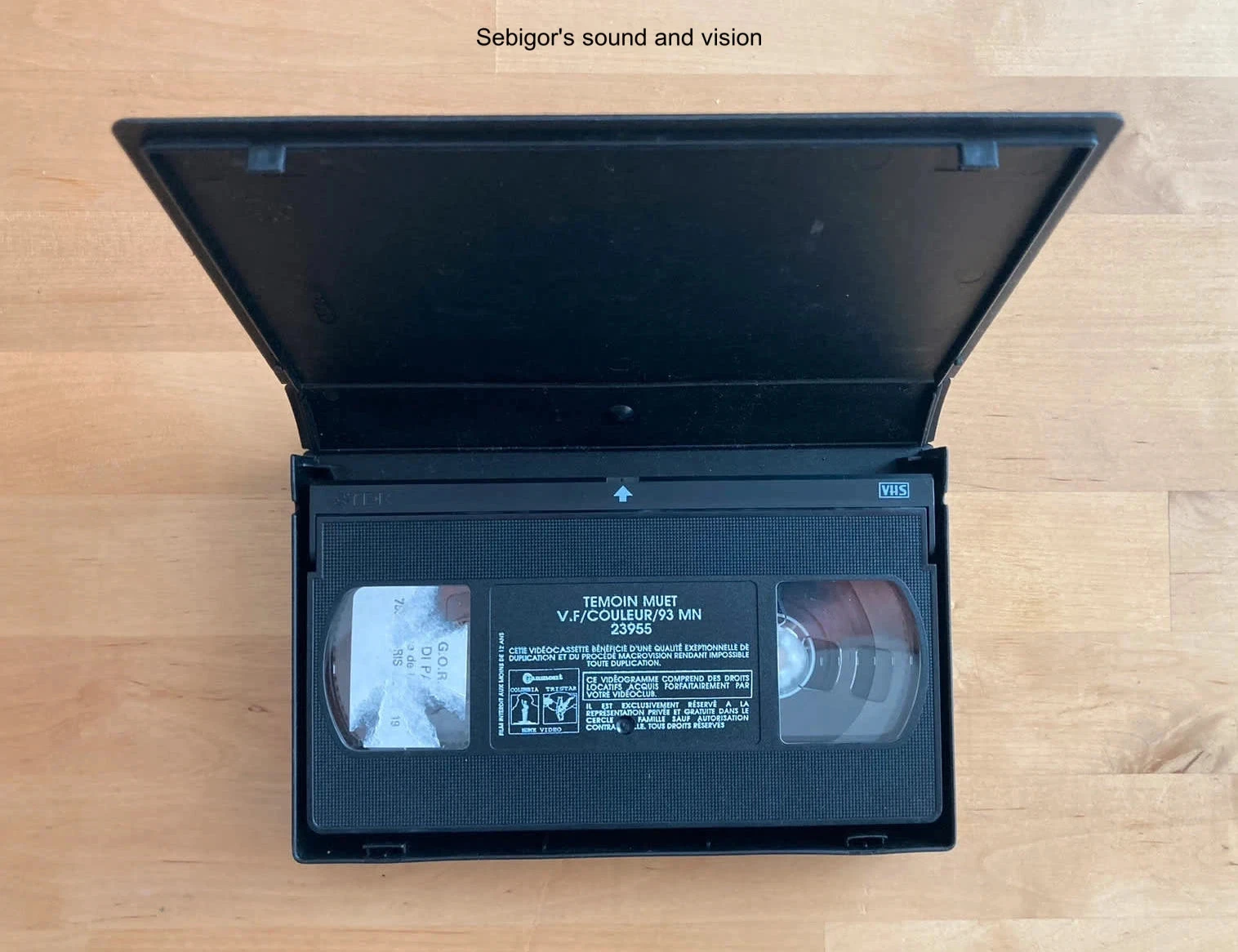 Cassette VHS Témoin Muet. – photo 3